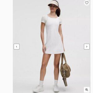 Lululemon Align™ High-Neck Dress Light Support, A/B Cup - White